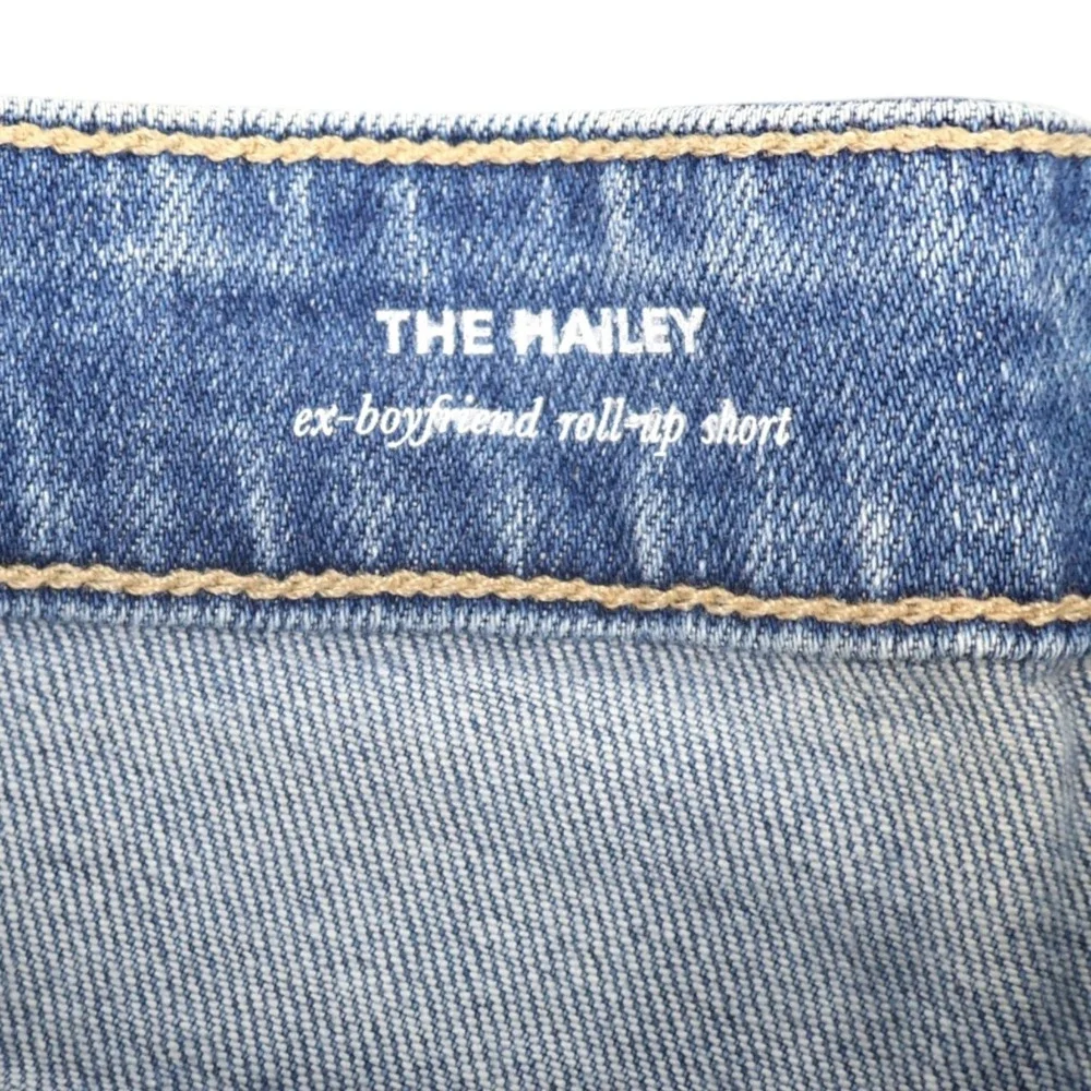 AG‎ Adriano Goldschmied The Hailey Denim Shorts 27 NWT Sample Cuffed Stretch